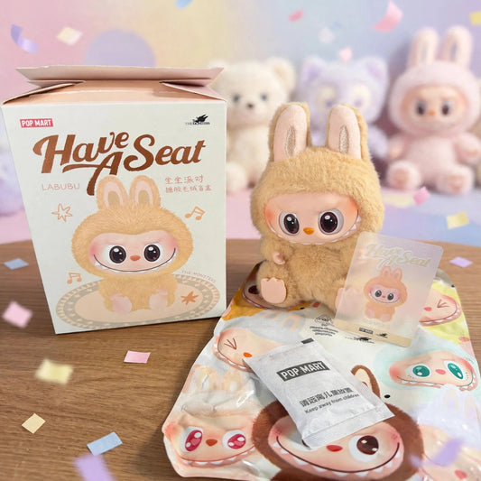 LABUBU - THE MONSTERS - Have a Seat Vinyl Plush Blind Box china copy - playful