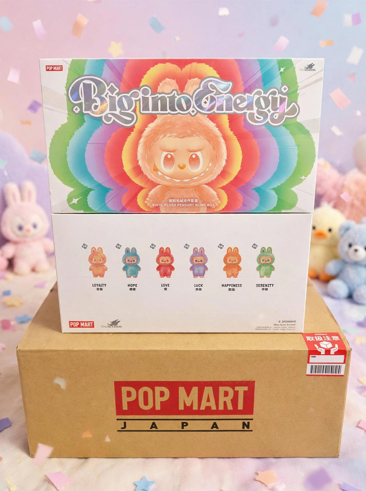 V3 The Monsters Big Into Energy Series POP MART SEALED BLIND BOX - 6 P - playful