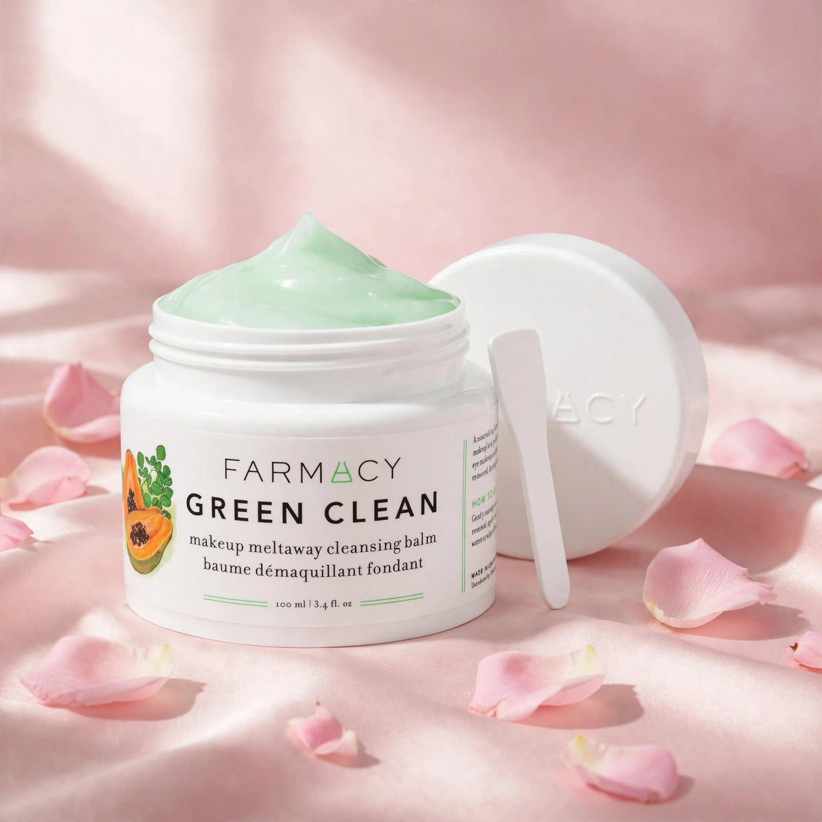 Farmacy Green Clean Makeup Meltaway Cleansing Balm 3.4 oz - rose
