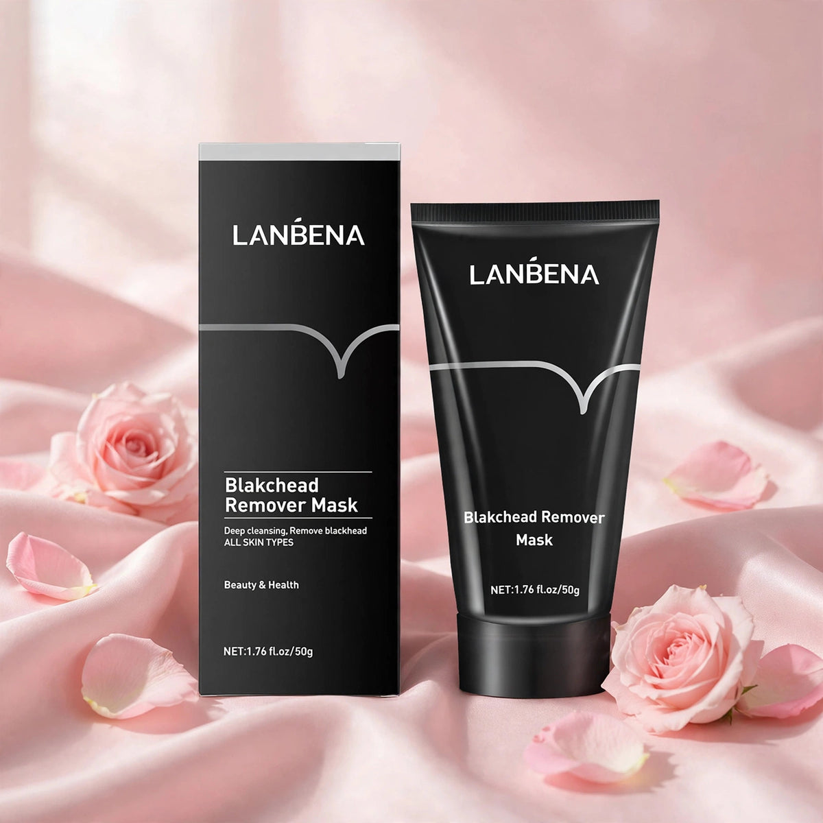 LANBENA Blackhead Remover Mask 60 Count Pore Cleanser Peel Off Facial  - rose