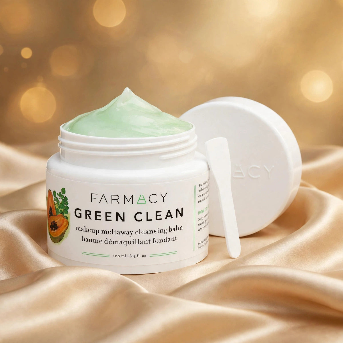 Farmacy Green Clean Makeup Meltaway Cleansing Balm 3.4 oz - silk
