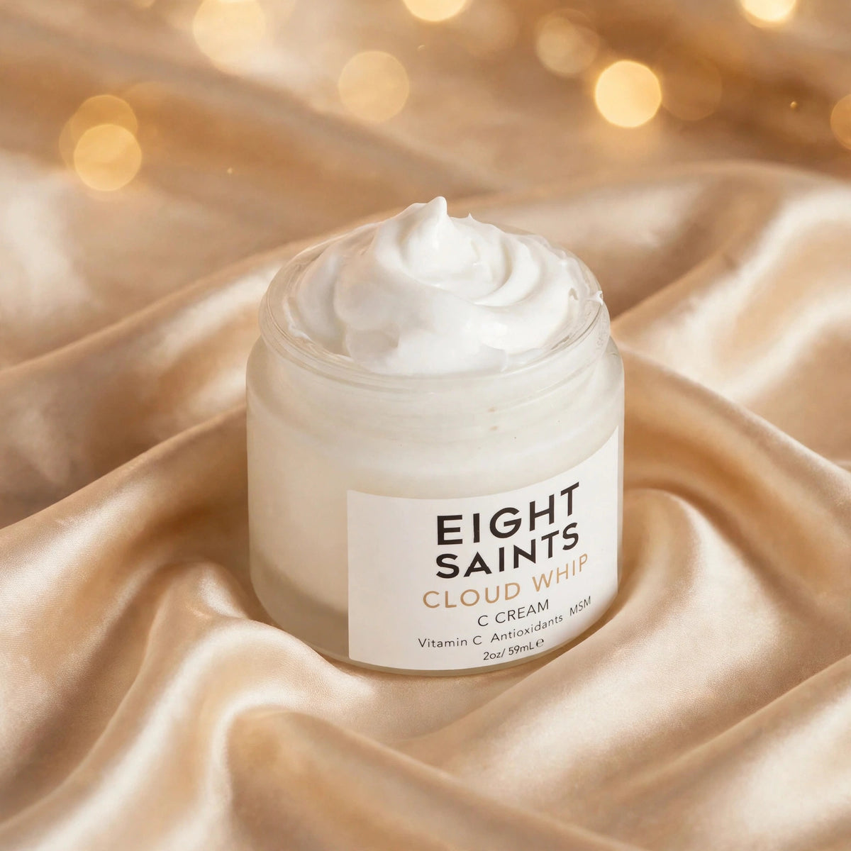 Eight Saints Skincare Cloud Whip Vitamin C Face Moisturizer Day Cream  - silk