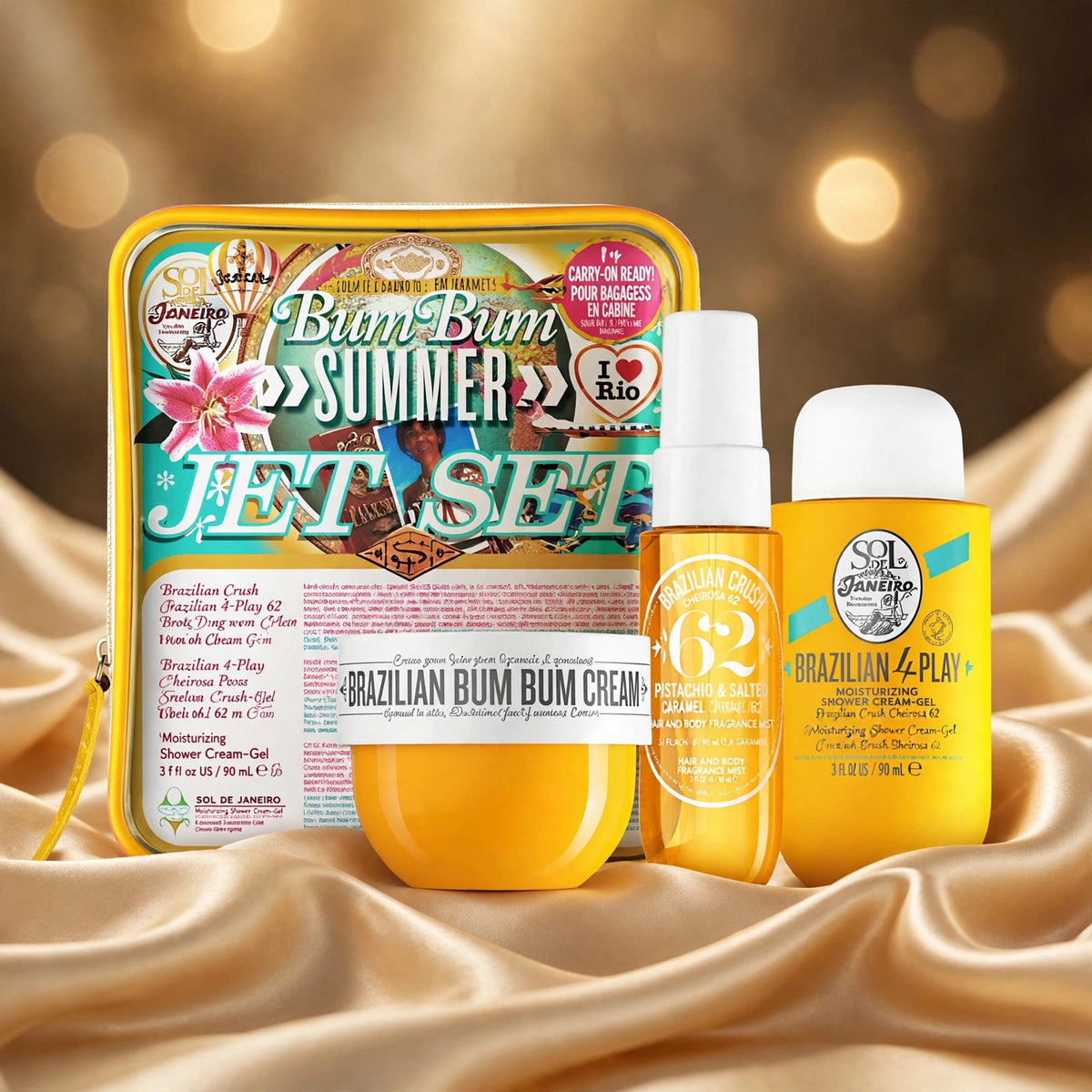 Sol de Janeiro Brazilian Bum Bum Jet Set - champagne silk + golden bokeh