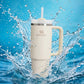 Quencher H2.0 FlowState 30oz Tumbler - Cream or biege color - splash