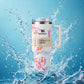 Stanley Quencher H2.0 FlowState 40oz Tumbler, Pink Floral Limited Edition - splash