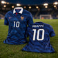 Mbappe France Football Home Jersey #10 Size (S, M, L, XL) - stadium