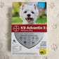 K9 Advantix II Flea and Tick Treatment for Medium Dogs 11-20lbs ,6 Dos - studio