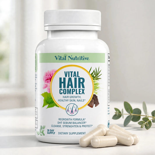 Vital Hair Complex – Biotin & Vitamin B Hair Vitamins for Women & Men  - studio