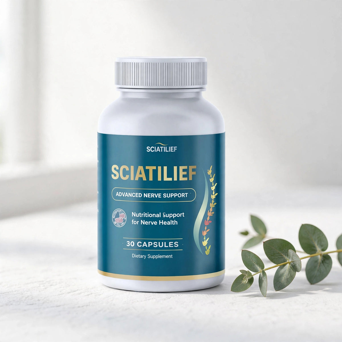 SciatiLief Advanced Nerve Support, 30 Capsules - studio