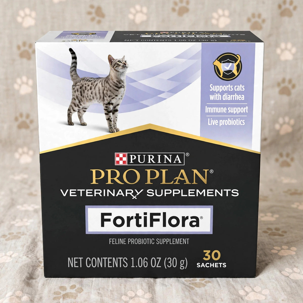 Purina FortiFlora Probiotic Supplement for Cats 30 Sachets - studio