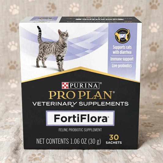 Purina FortiFlora Probiotic Supplement for Cats 30 Sachets - studio
