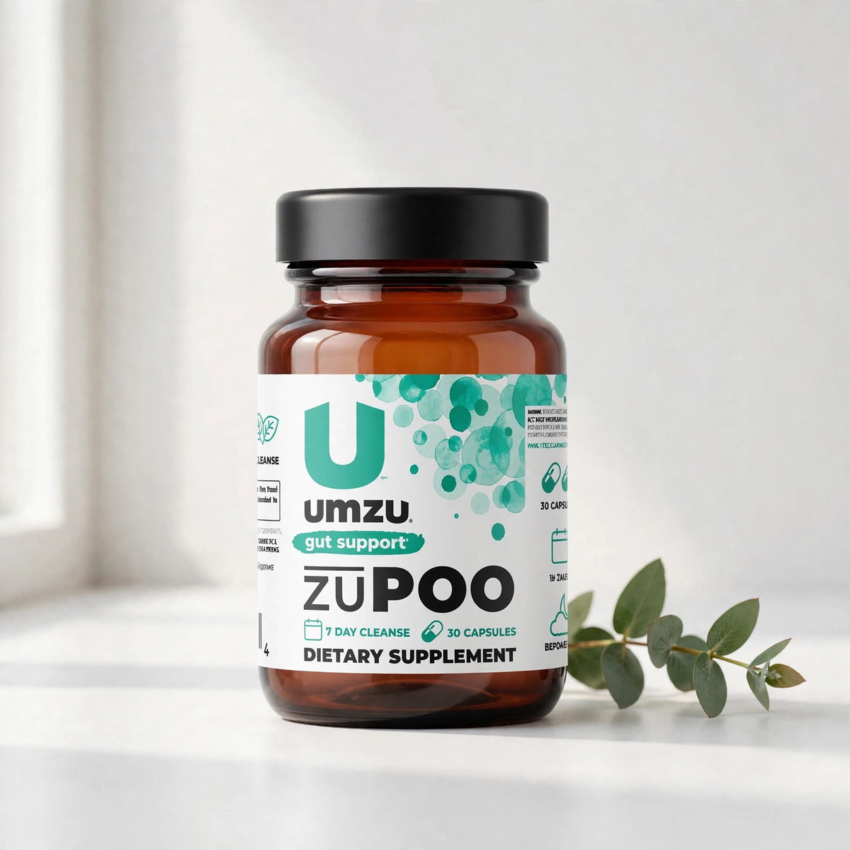 UMZU zuPOO - Colon Cleanse and Gut Support, Dietary Supplement New. 30 - studio