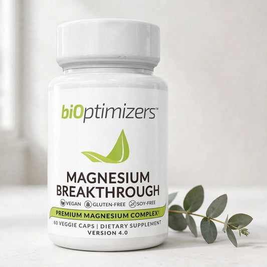 BiOptimizers Magnesium Breakthrough Supplement 4.0 - 60 Capsules - studio