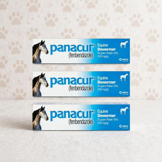 3 Pack Dewormer Horse Paste 10%, 100Mg Each - studio