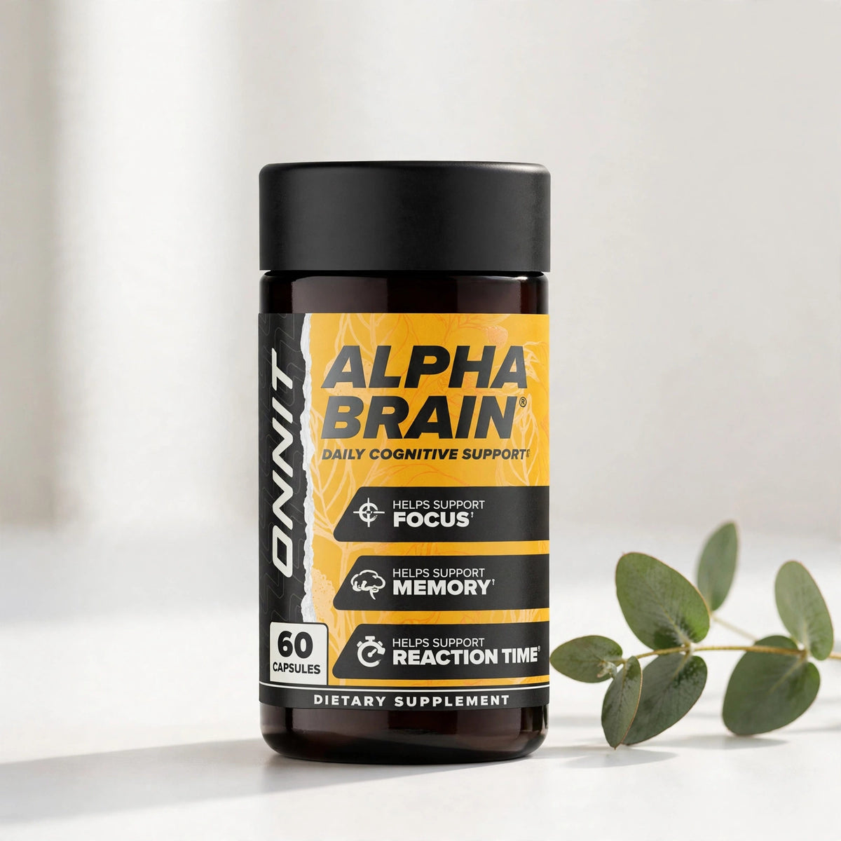 Alpha Brain Memory & Focus Daily Cognitive Support 60 CAPSULES - studio