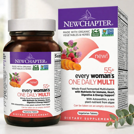 New Chapter Every Woman's One Daily Multivitamin 55+ 72 capsules - studio