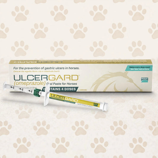 ULCERGARD Oral Paste for Horse Stomach Ulcers 1.8mg .22oz 4 dose syrin - studio