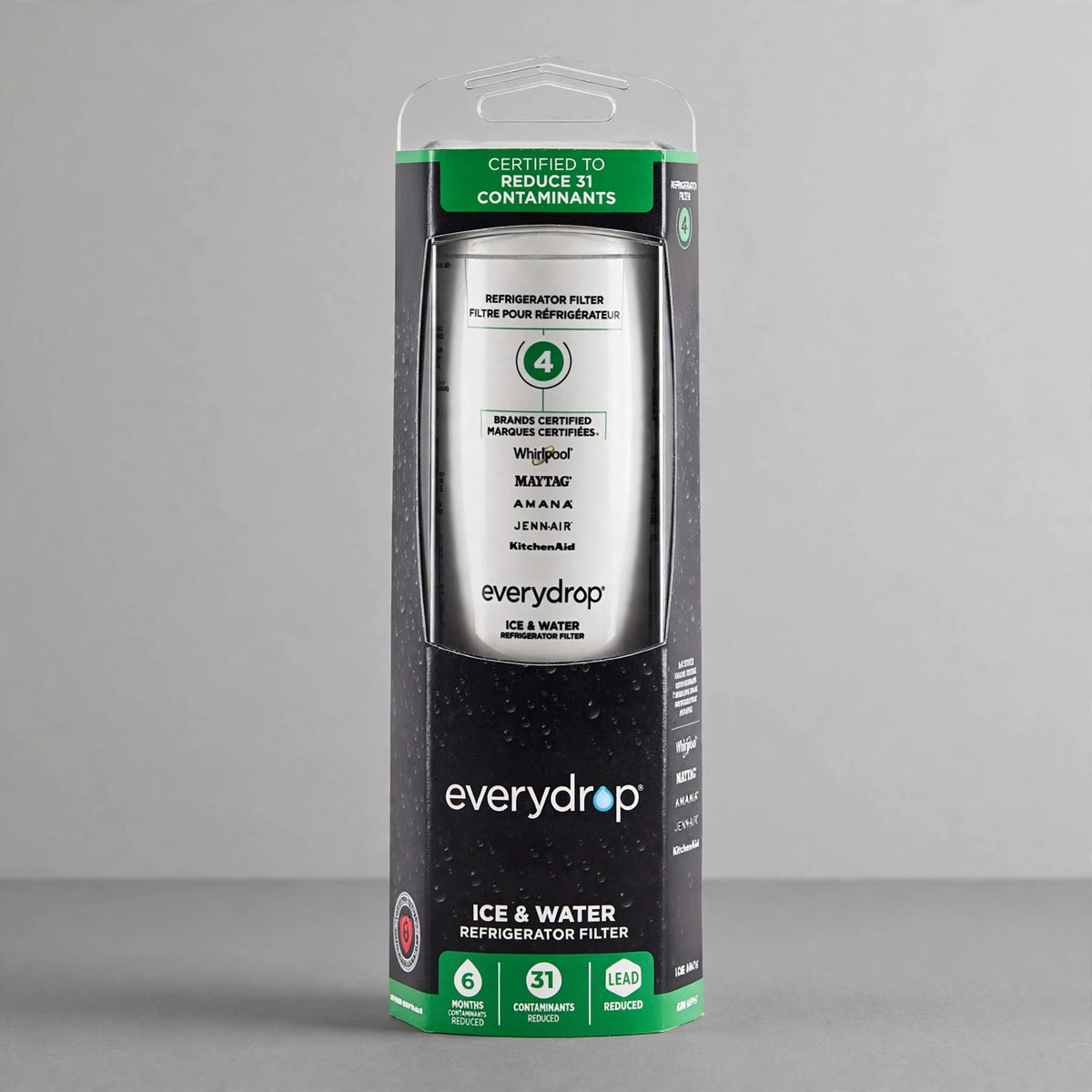 everydrop® by Whirlpool Ice and Water Refrigerator 1 Count (Pack of 1) - studio