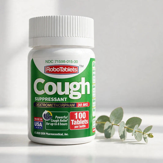 Cough Suppressant 100 Tablets 30mg Dextromethorphan HBr - studio