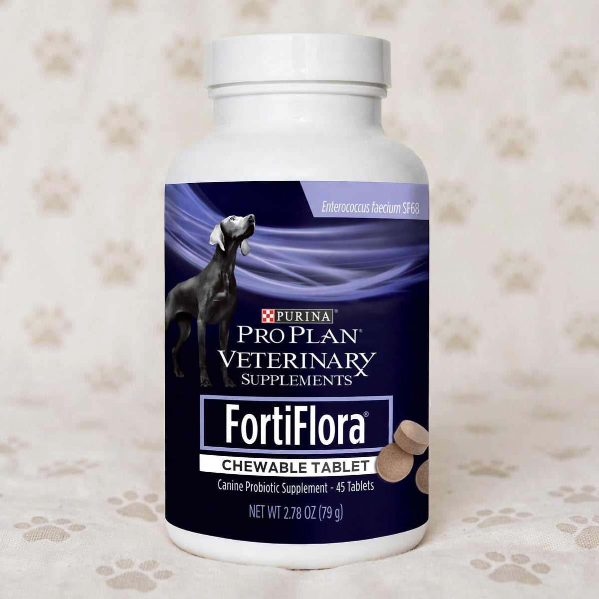 Purina Pro Plan FortiFlora Chewable Canine Supplement 45 Tablets - studio