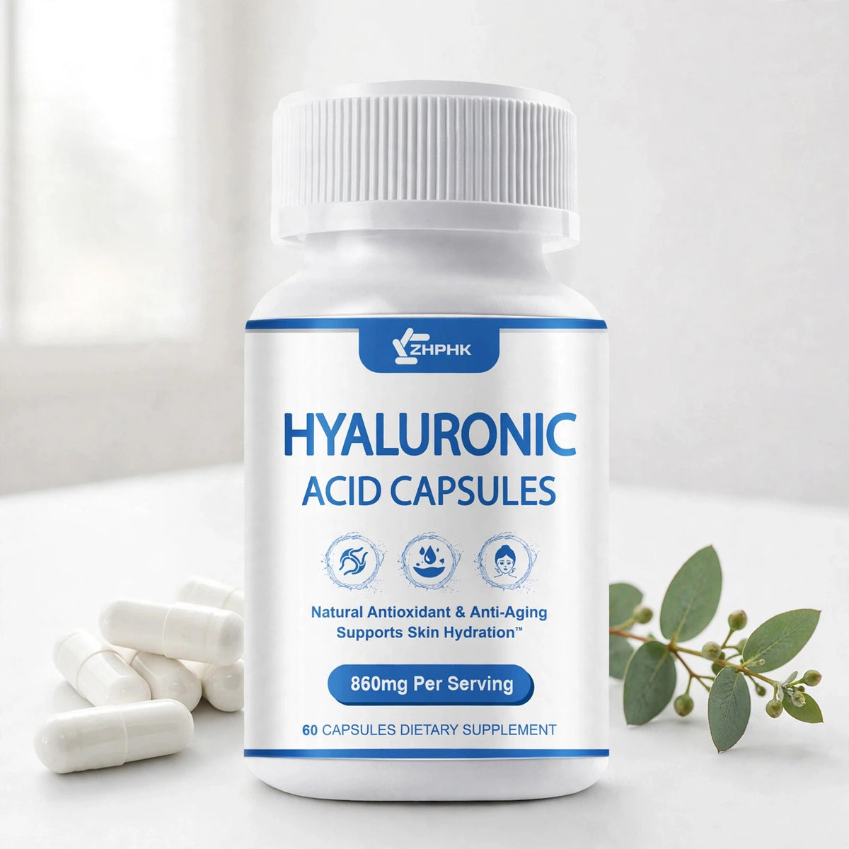 Hyaluronic Acid Anti Aging Hydrating Capsules Wrinkles Fine Lines Join - studio