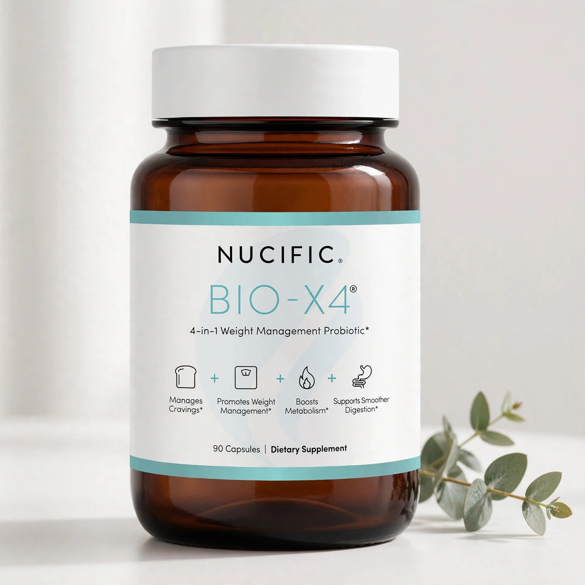 Nucific Bio-X4 4-in-1 Probiotic 90 Capsules - studio