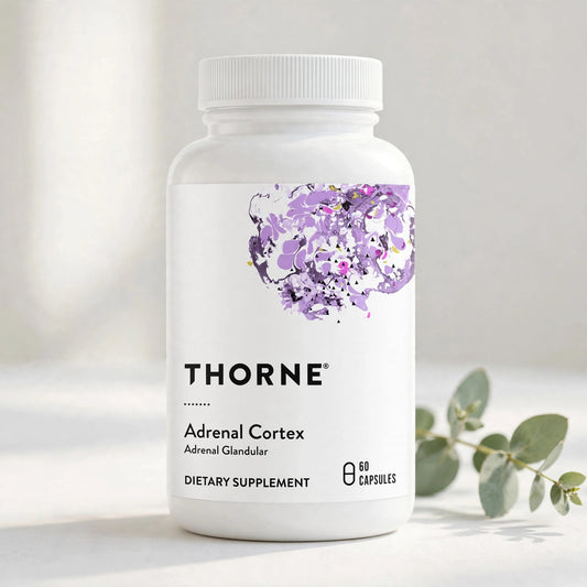 THORNE Adrenal Cortex, Bovine Adrenal Glandular Supplement, 60 Capsule - studio