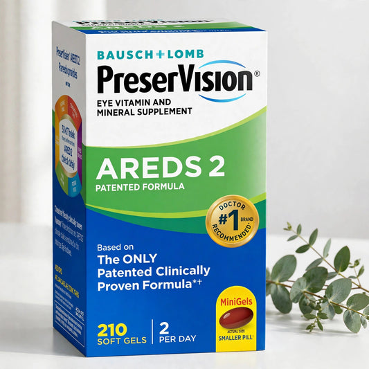Preservision AREDS 2 / 210 Count Eye Vitamin Mini Soft gels - studio