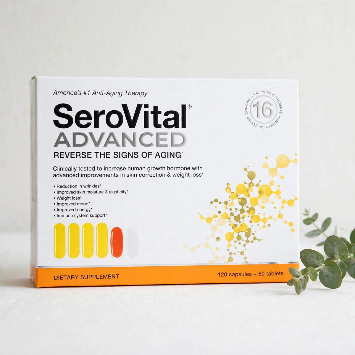 SeroVital Advanced, 120 Capsules + 60 Tablets - studio