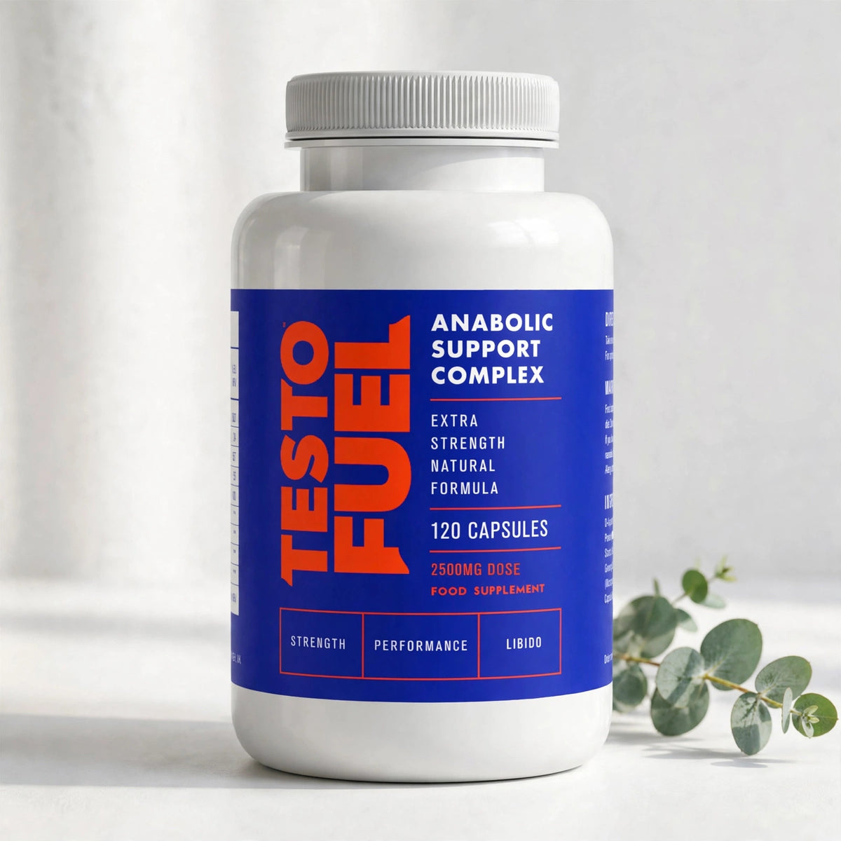 ROAR AMBITION TestoFuel 120 T-Booster Pills - Test Booster for Men - studio