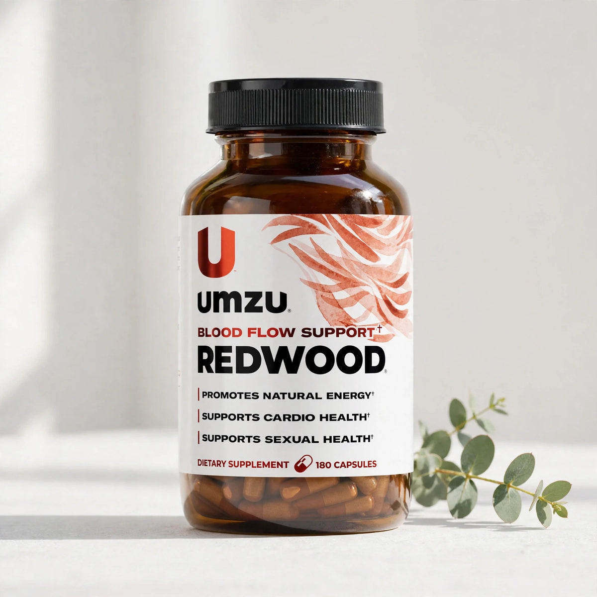 UMZU Redwood - Nitric Oxide & Circulatory Support 180 capsules - studio
