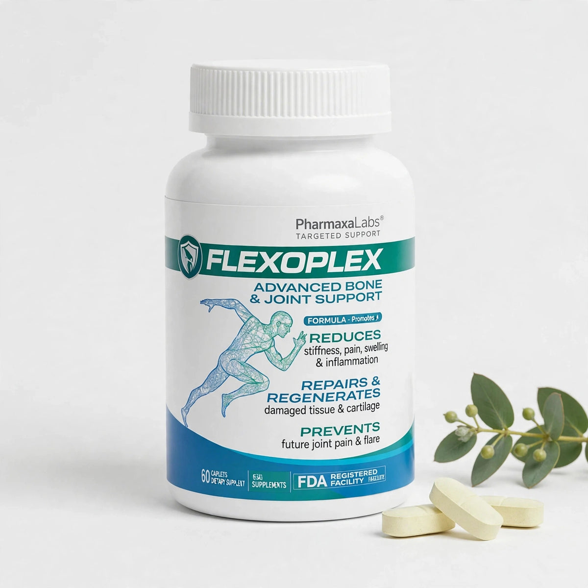 FLEXOPLEX Advanced Bone & Joint Support Formula - studio