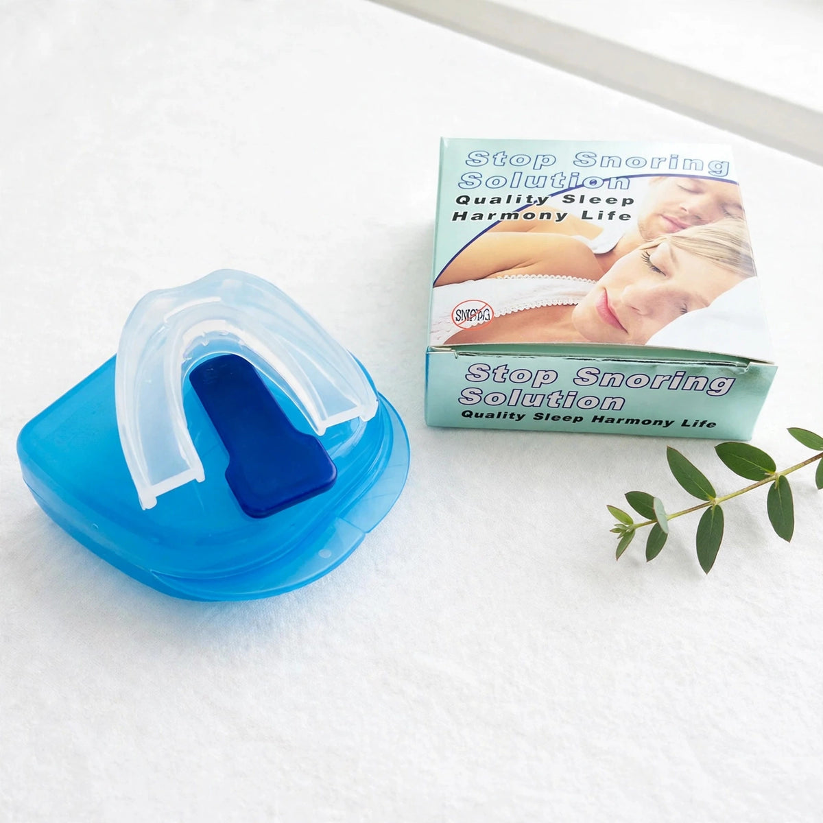 Anti-Snoring Mouthpiece - Snore Solution for Comfortable Sleep - studio