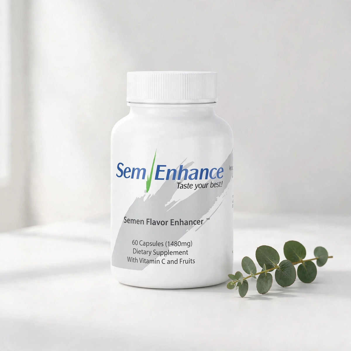 Semenhance Best Semen Flavor Enhancer,Natural Fruity Taste Formula 60  - studio