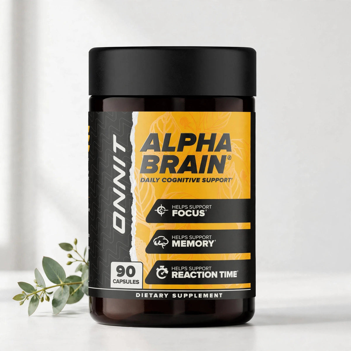 Alpha Brain Memory & Focus Daily Cognitive Support 90 CAPSULES - studio