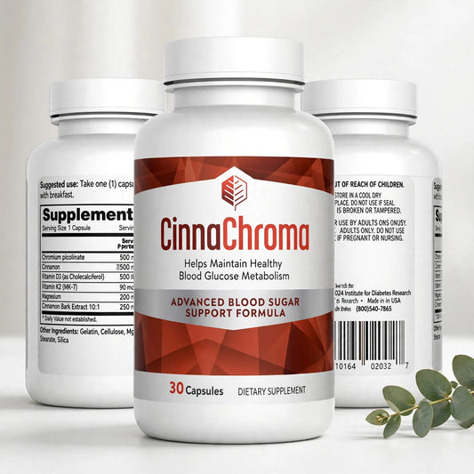 CinnaChroma Blood Sugar Support, 30 Capsules - studio