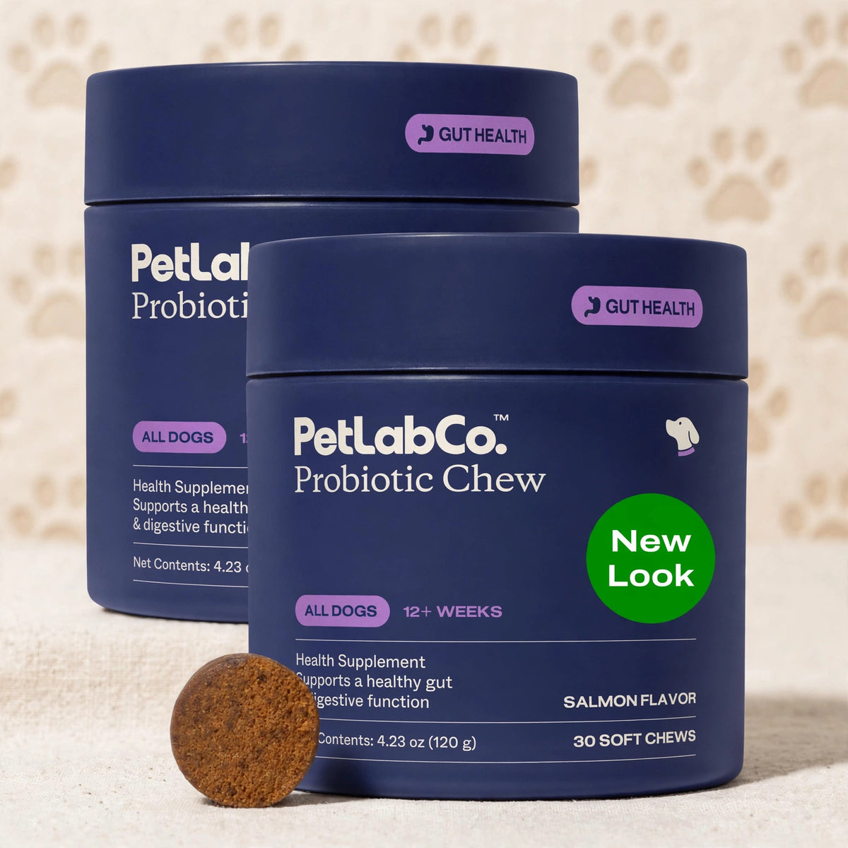 New-PetLabCo. Probiotic Chew Probiotics For Salmon Flavor 30 Soft Chew - studio