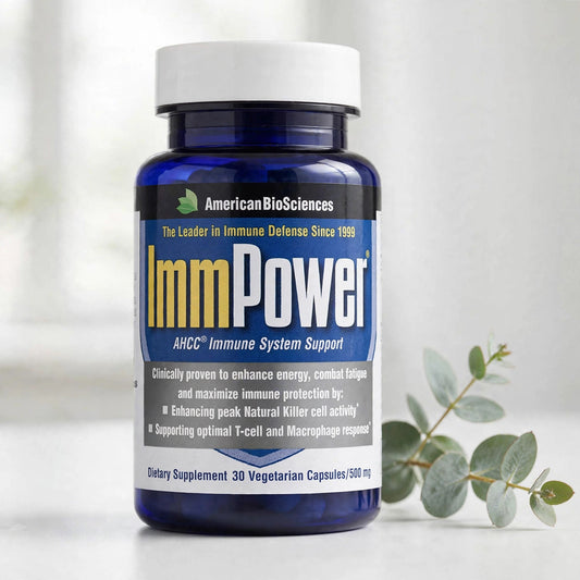 American BioSciences ImmPower AHCC 500mg Immune Support, NK Cells & Cy - studio