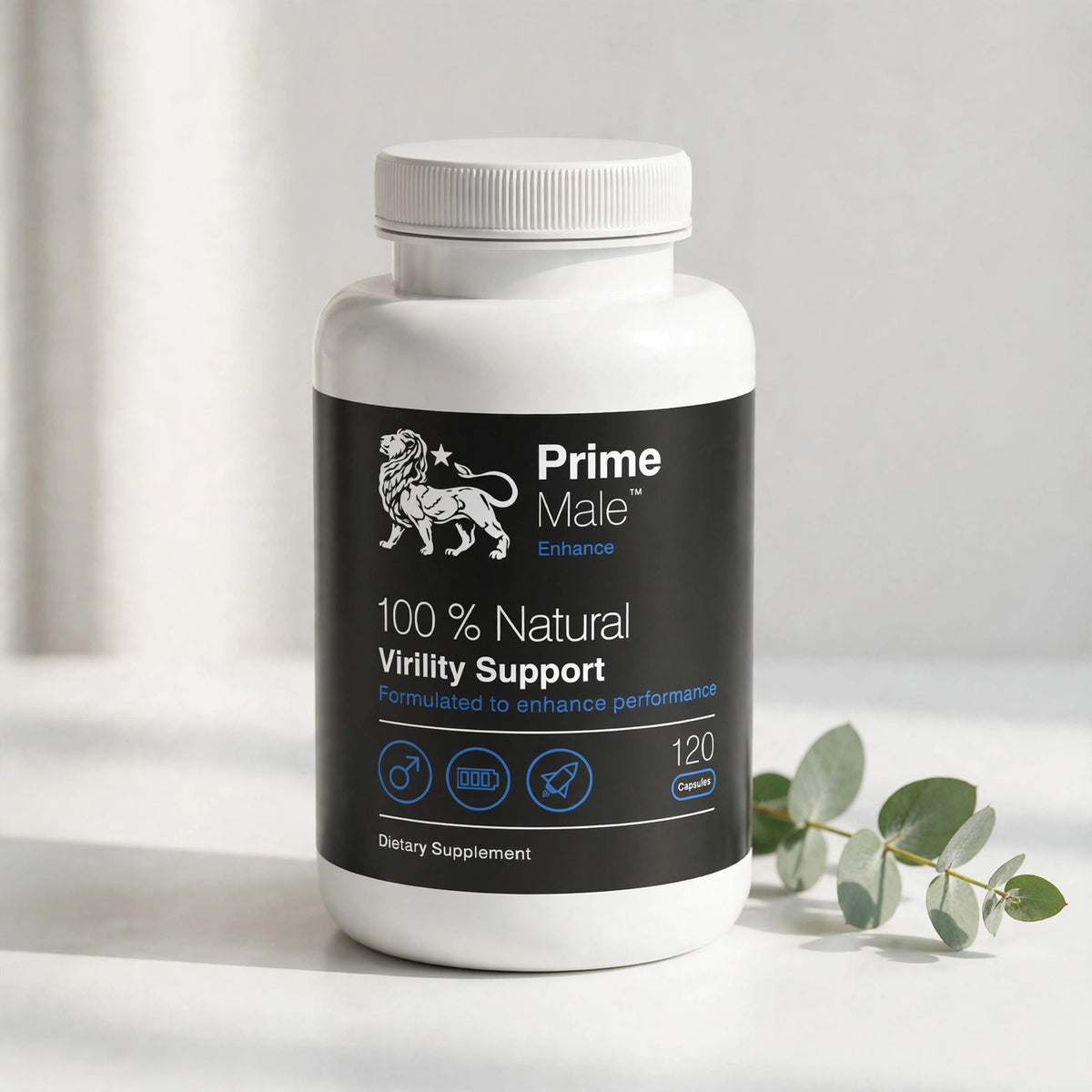 Prime Male Enhance - Male Enhancement Supplement 120 capsules Virility - studio