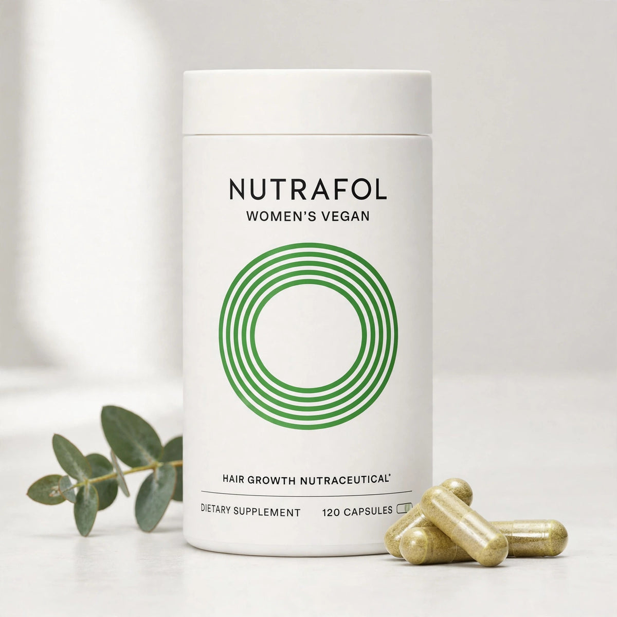Nutrafol Women 120 Capsules - Green Plastic - studio