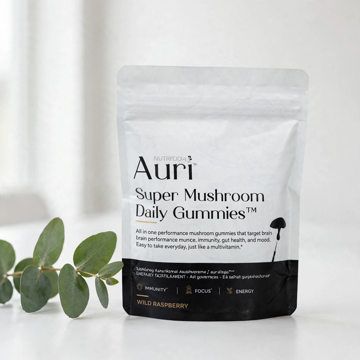 auri super mushroom gummies - studio