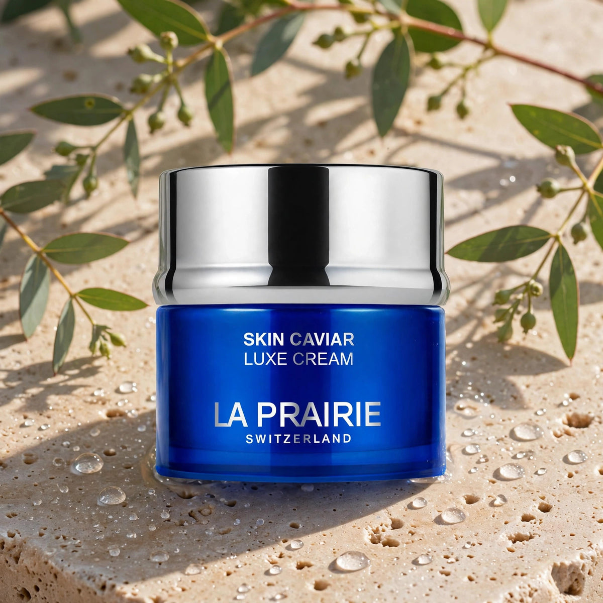 La Prairie Skin Caviar Luxe Cream 50ml - travertine stone with eucalyptus, view 1
