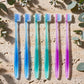 POH POH Adult Toothbrush 6-Pack on sunlit travertine stone — view 1