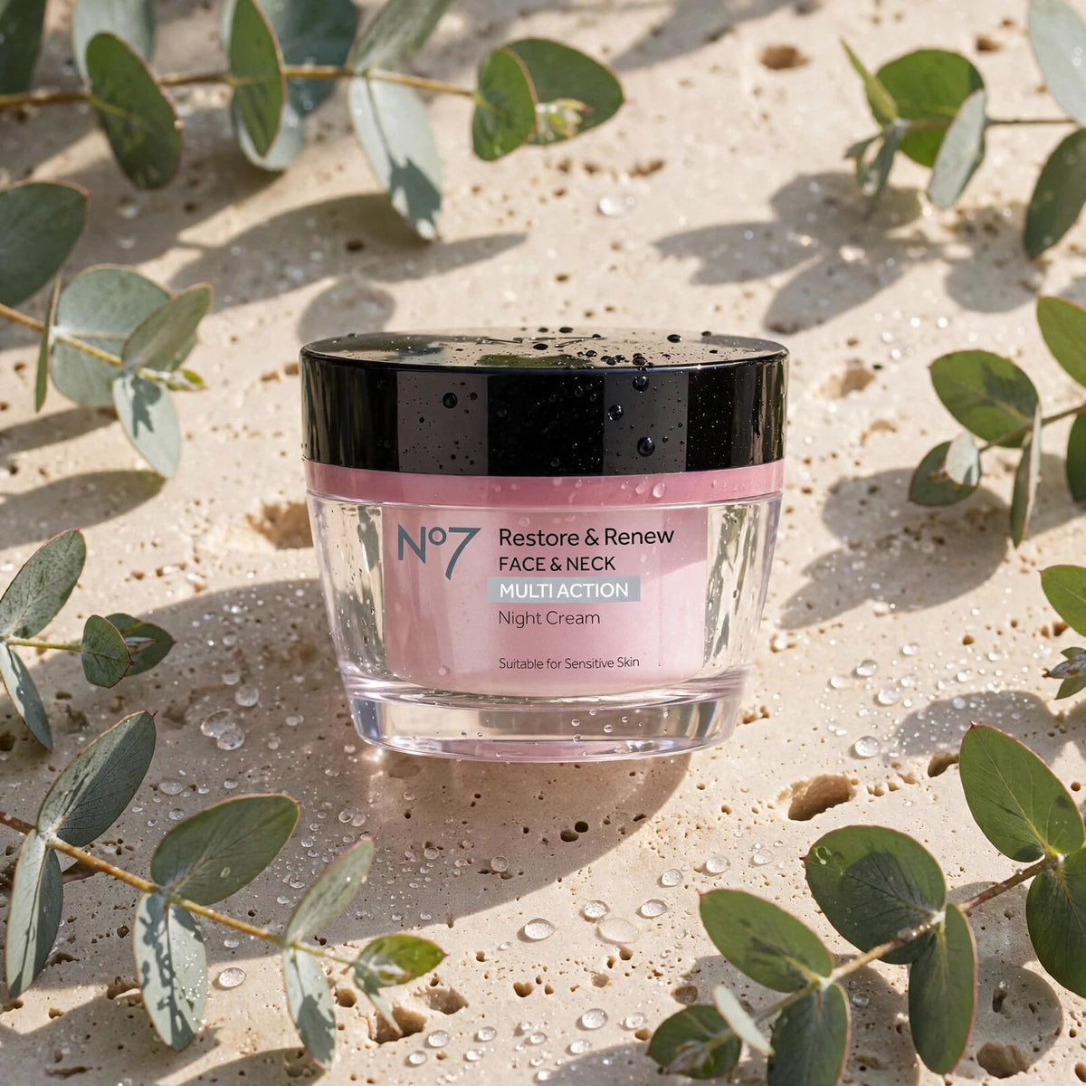 No7 Restore & Renew Face & Neck Multi Action Night Cream 50ml - view 1