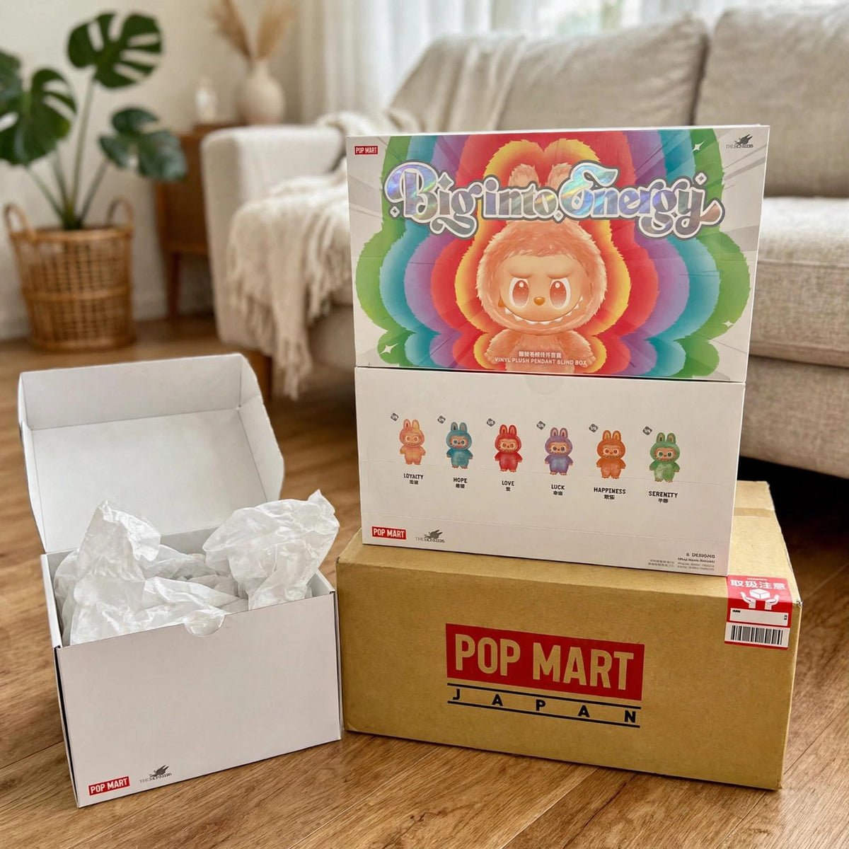 V3 The Monsters Big Into Energy Series POP MART SEALED BLIND BOX - 6 P - unbox
