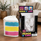 Needoh Peace O’ Cake Multi-Color Sensory Toy for Kids Nee Doh Cake - unbox