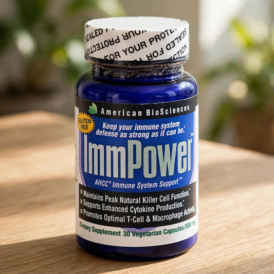 American BioSciences ImmPower, AHCC Mushroom Extract Immune System Sup - wood