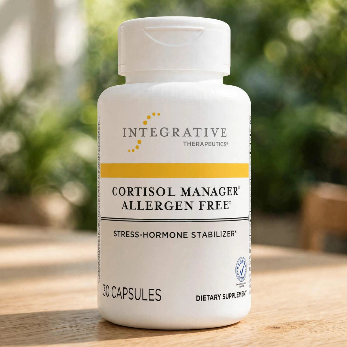 Integrative Therapeutics Cortisol Manager, 30 Capsules - wood