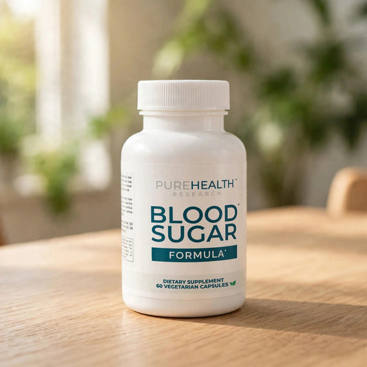 PureHealth Research Blood Sugar Formula For Healthy Blood Sugar Levels - wood