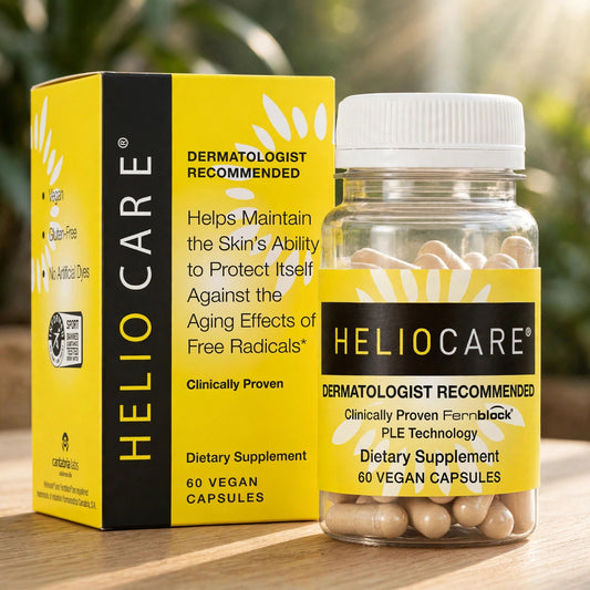 Heliocare Skin Care Dietary Supplement 60 Vegan Capsules - wood